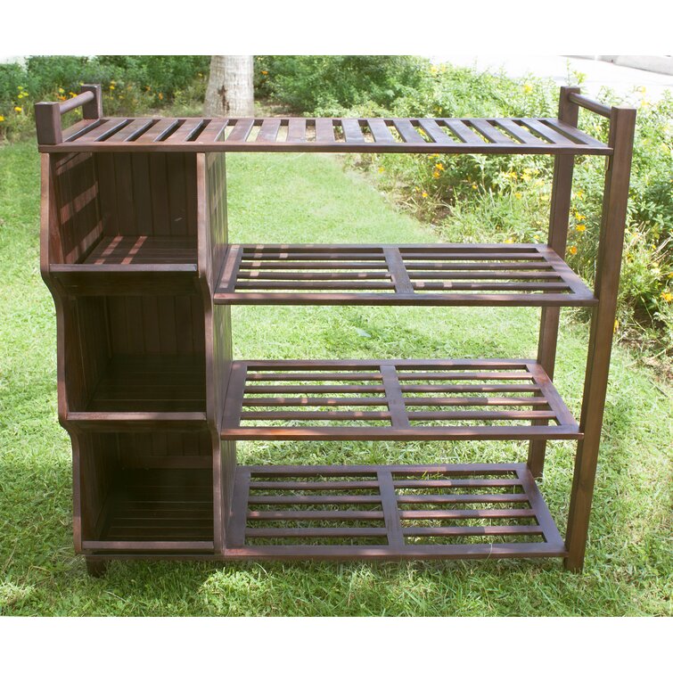 Outdoor 13 pair shoe rack hot sale